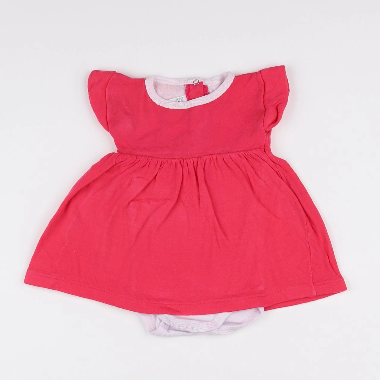 Petit Bateau - robe rose - 3 mois